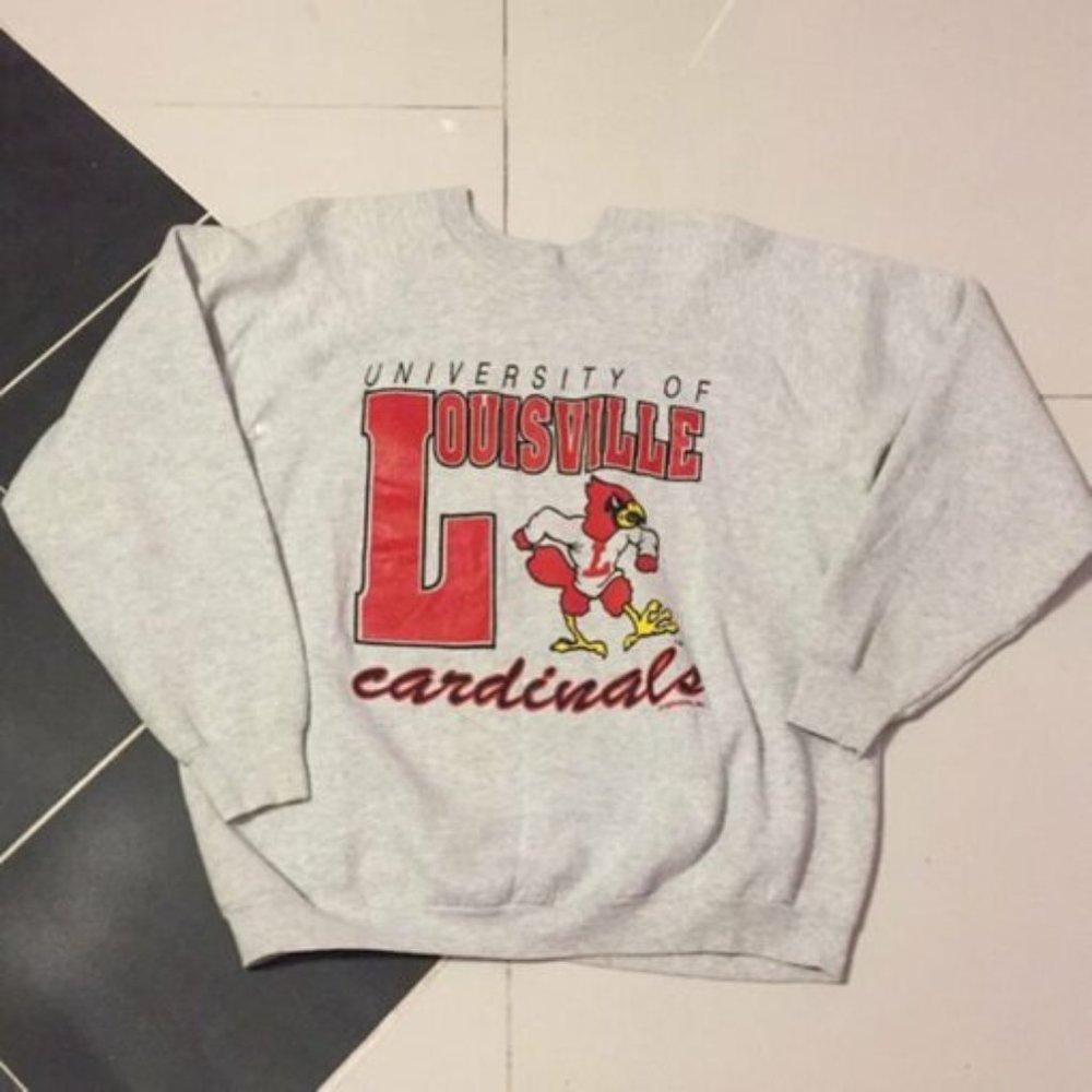 90S University Of Louisville Cardinals Football Retro 1996 Sweatshirt